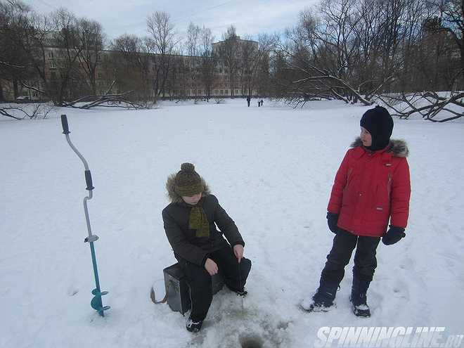 Изображение 1 : Отчёт о рыбалке 25.02.2017 – Орловский пруд посёлок Стрельна и пруд у дома. 